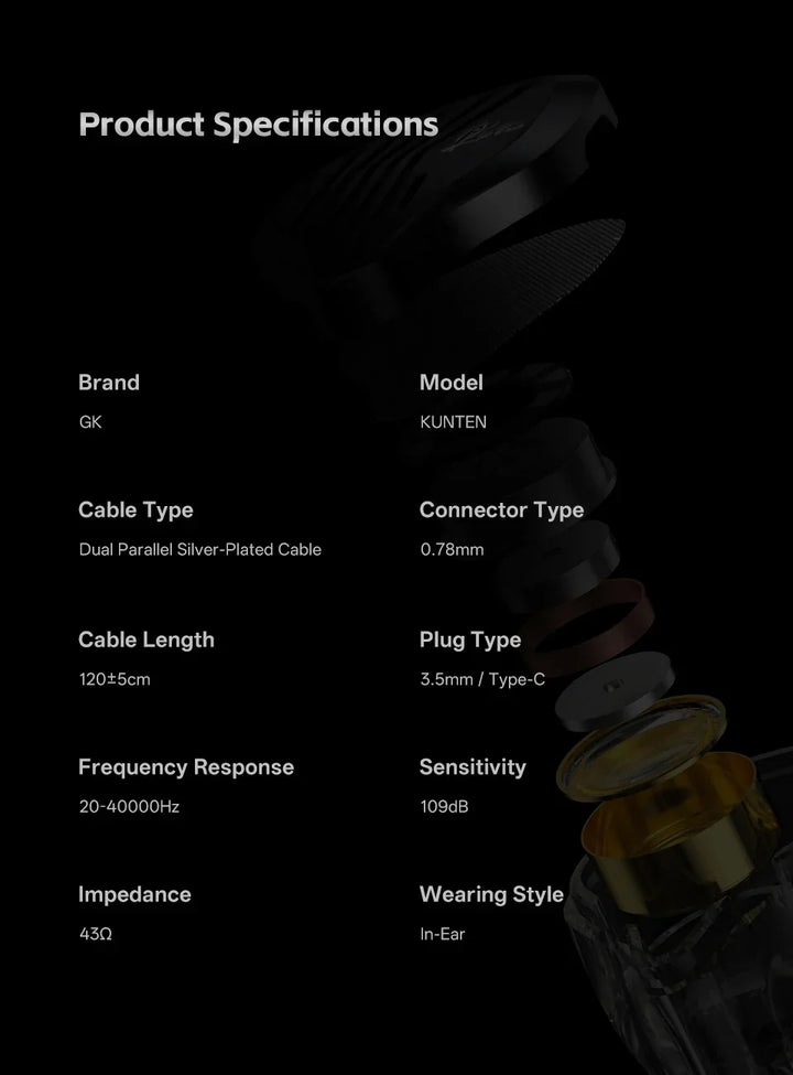Earphones Dynamic Driver HiFi Earbuds With Detachable Cable For DJ Use Summer 2026 Trend