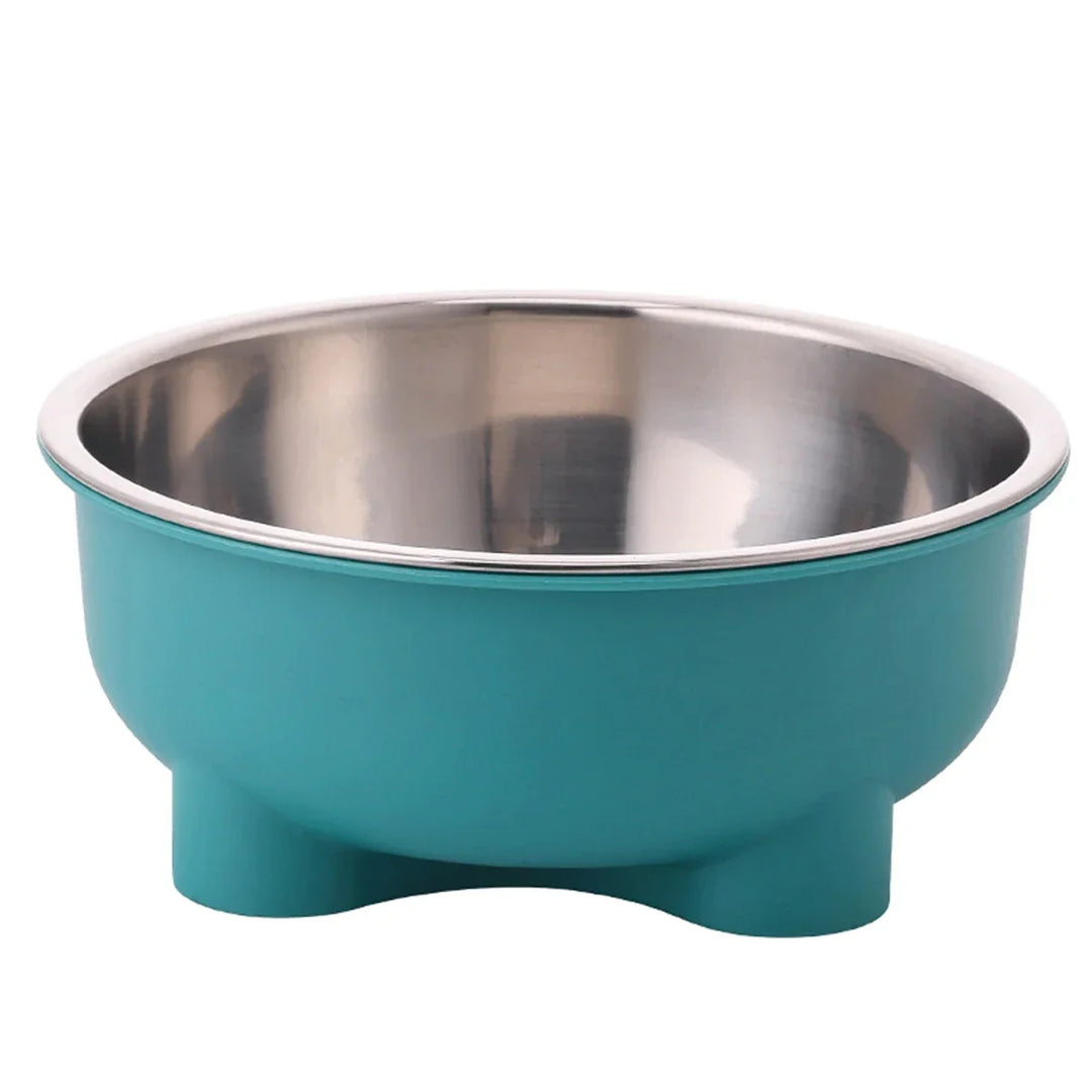 Anti Slip Stainless Steel Dog Bowl - Easy to Clean Indoor Pet Dish
