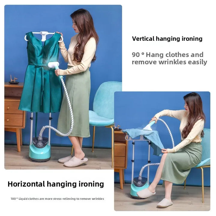 Garment Steamer Dual Rod Standing Upright Ironing System Fall 2025 1.8L Water Tank Fast Heating 2000W