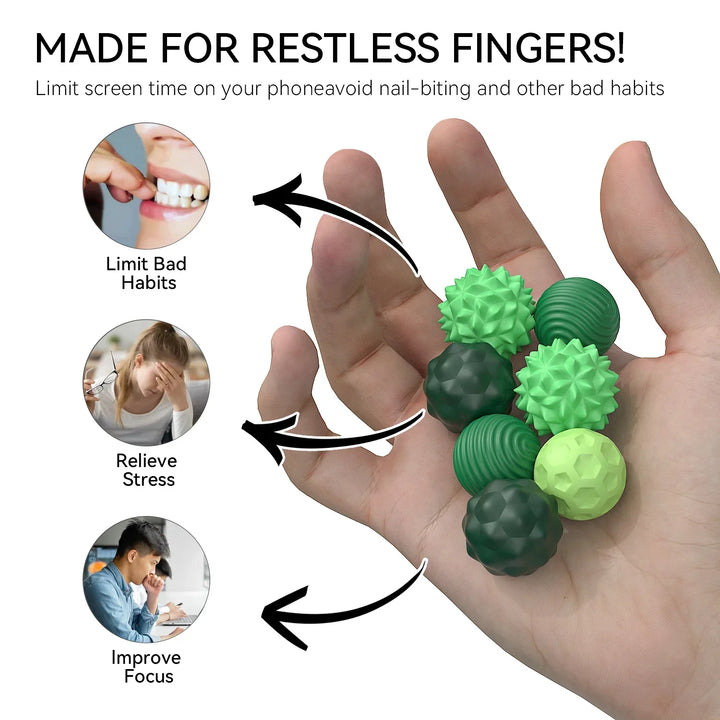 Magnetic Ball Fidget Toy Silicone Sensory Stress Relief