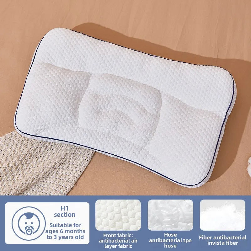 Baby Neck Support Pillow – All-Season Cotton Sleeping Pillow for Toddlers &amp; Kindergarten Kids