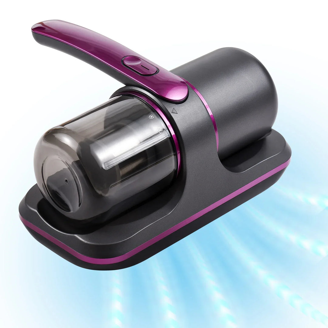 Compact Mattress Vacuum Cleaner 100W Cordless UV Bed Cleaner 8000Pa Strong Suction