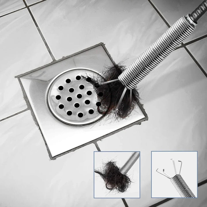 Drain Snake 22.5 Inch Flexible Sink Auger Kitchen Clog Remover Hair Debris Eco Friendly Home Repair Fall 2026