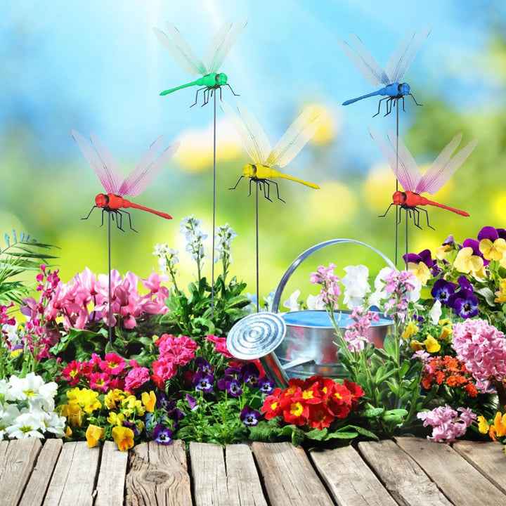 Dragonfly Clips 12-Pack – Realistic Hat Clip Bug Deterrents for Garden Decor, Summer 2026 Trend