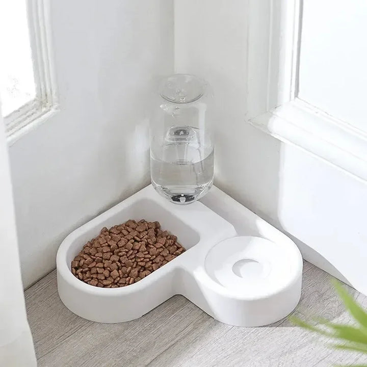 1Pcs Double Dog and Cat Bowl Set for Small Pets