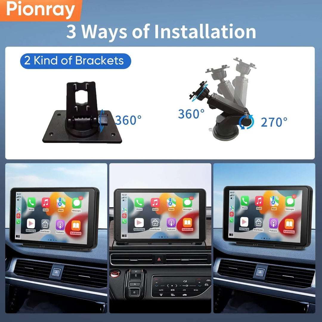 CarPlay Screen Universal Wireless CarPlay And Android Auto Car Stereo Head Unit With Mirror Cast WiFi Fall 2025