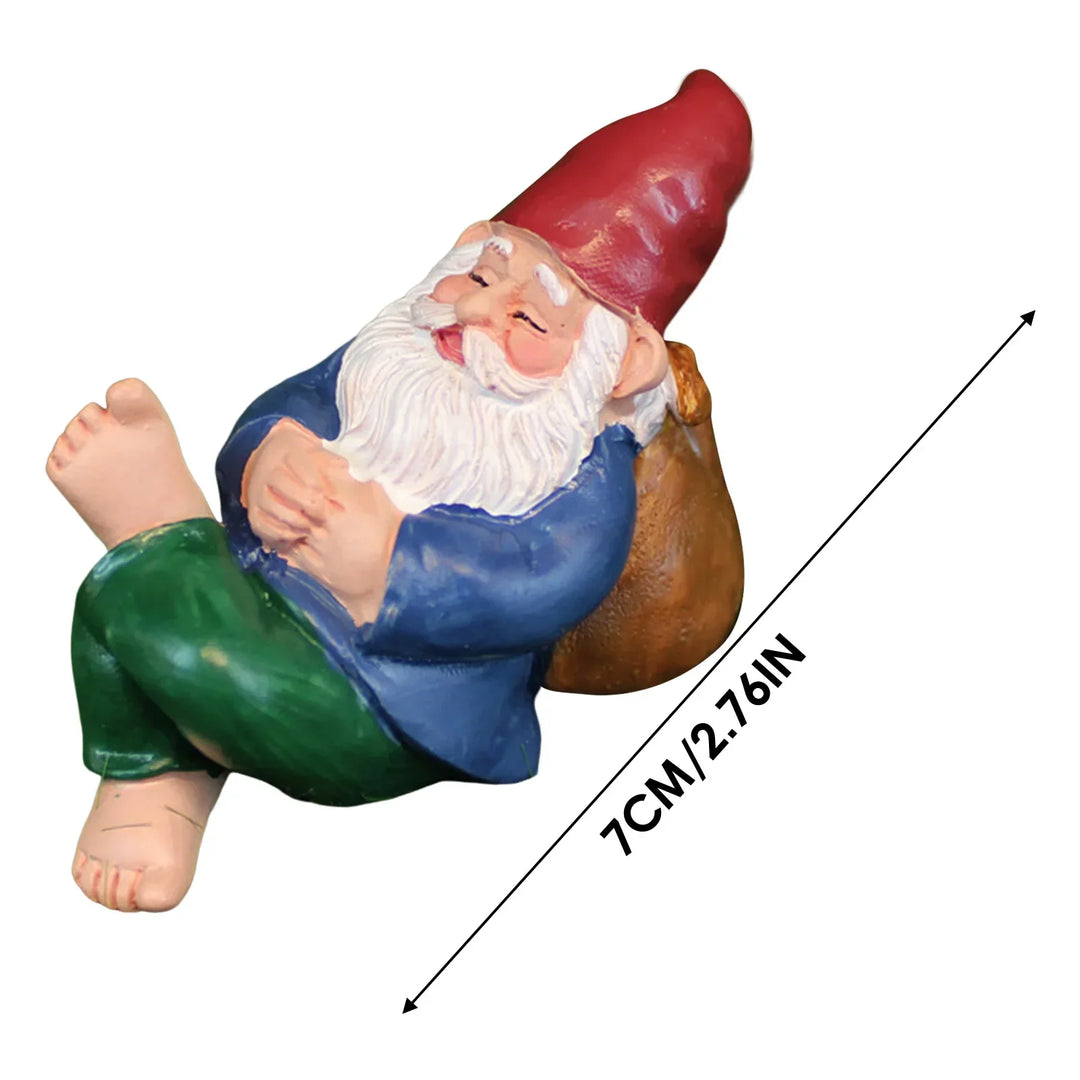 Resin Garden Statue Gnome Ornament For Yard Patio Lawn Decor Outdoor Holiday Decoration