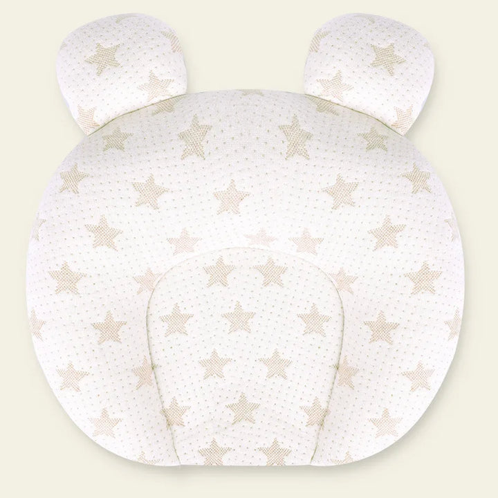 Natural Latex Baby Head Support Pillow - Pediatrician-Recommended Sleep Aid for Flat Head Prevention