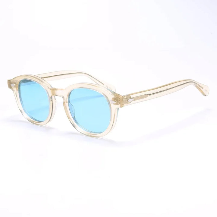 Polarized Sunglasses Vintage Round Acetate Frame Summer 2026 Driving Glare Reduction Gift Idea