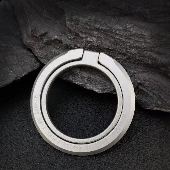 Magnetic iPhone Ring Holder - Foldable Grip Stand &amp; Accessories for Mobile Support
