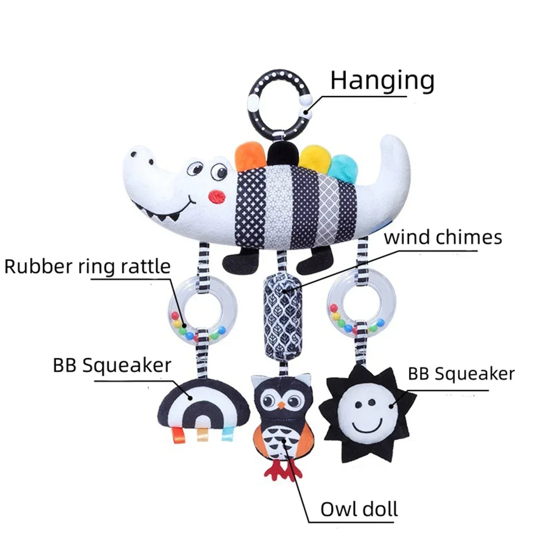 Baby Rattle Stroller Hanging Toy Newborn Sensory Toys