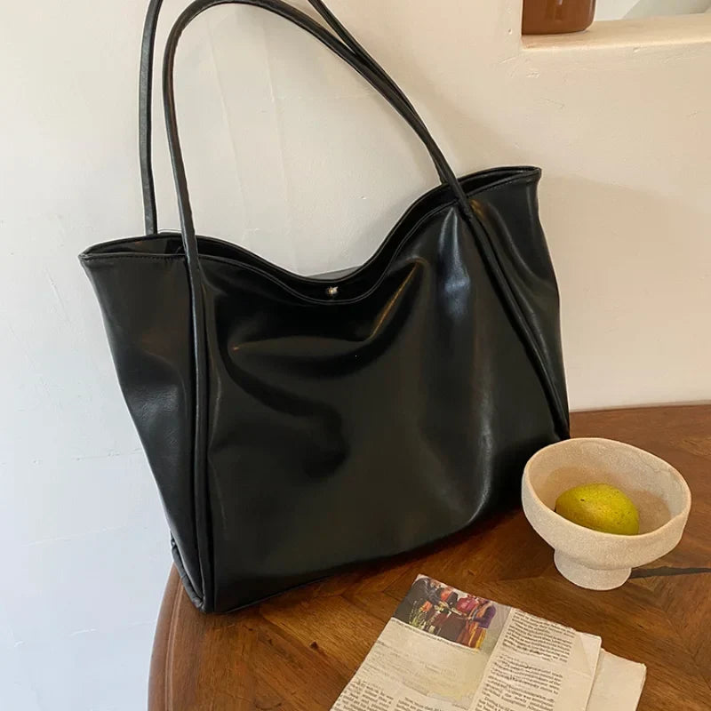 Tote Bag Texture Large Capacity Everyday Carry, Commuting Friendly Autumn Winter 2026 Trend