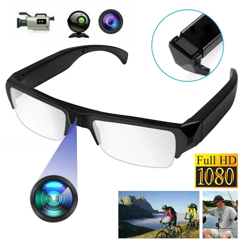 1080P Mini Camera Smart Glasses Portable Sports Glasses