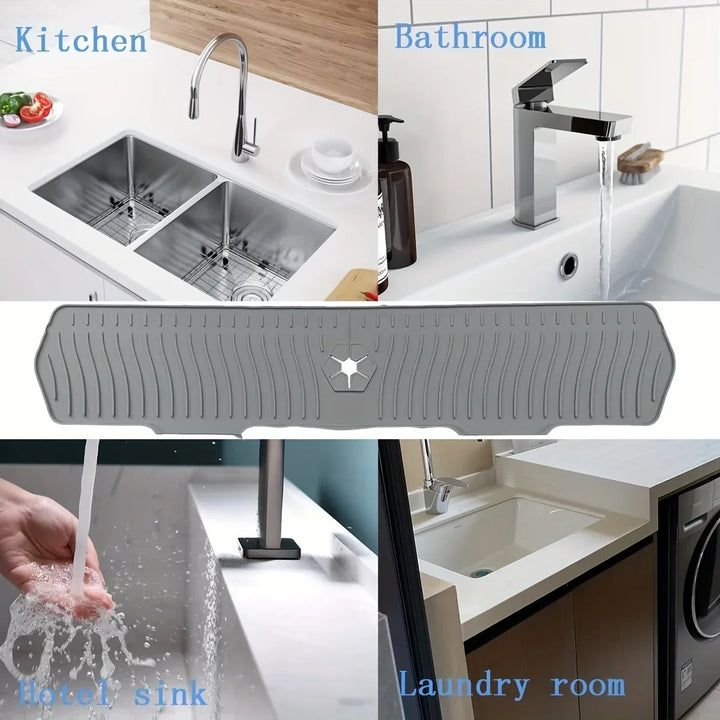 Sink Splash Guard Silicone Mat Countertop Protector