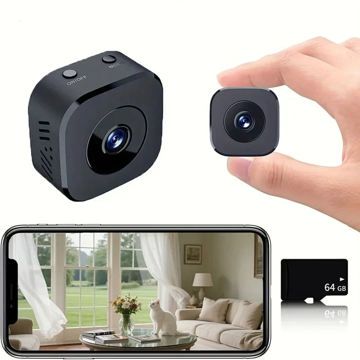 Mini Security Camera Wireless WiFi Surveillance Two Way Audio Motion Detection Infrared Night Vision 1080P Fall 2025