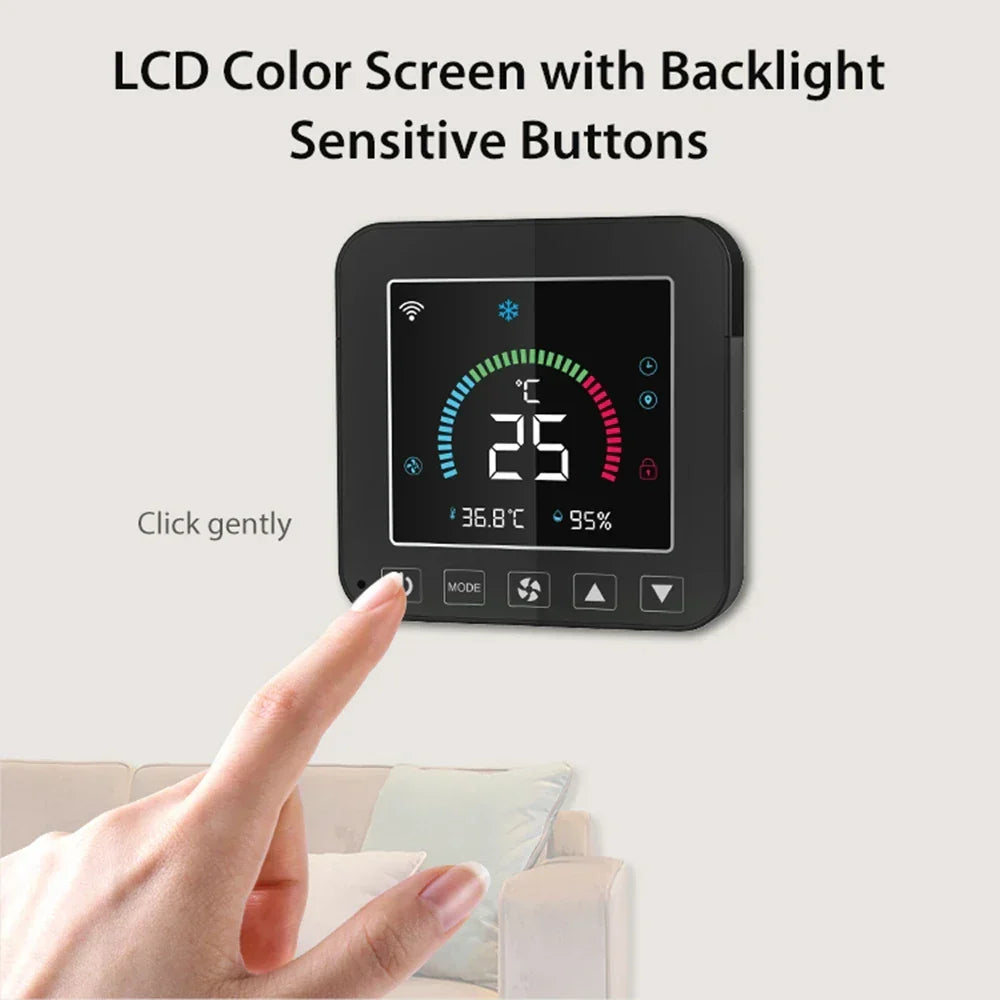 Smart Thermostat WiFi Infrared Controller For Air Conditioner Temperature Humidity Monitor Fall 2025 Home Automation