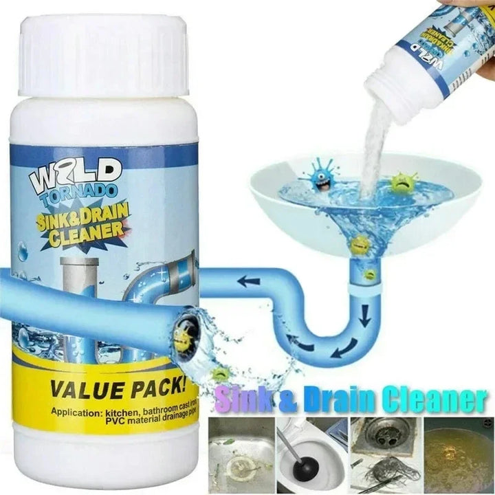Drain Cleaner Powder 100g High Efficiency Clog Remover For Kitchen Sinks TikTok Viral Home Hack 2026
