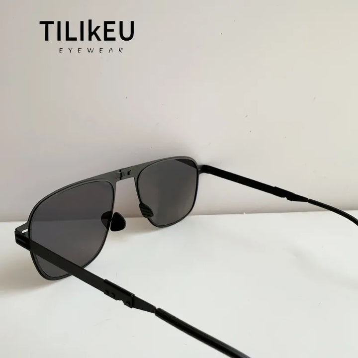 Sunglasses Polarized Pilot Style Foldable Steel Frame UV400 Protection for Driving and Fishing Summer 2026