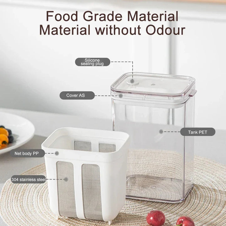 Yogurt Strainer Stainless Steel Filter For Whey Separation