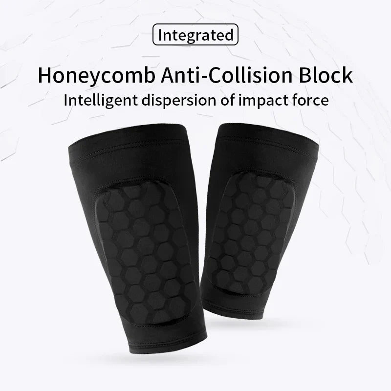 Football Shin Guard Sleeve Covers - Lightweight Elastic Protective Leg Sleeves for Men Women and Teens