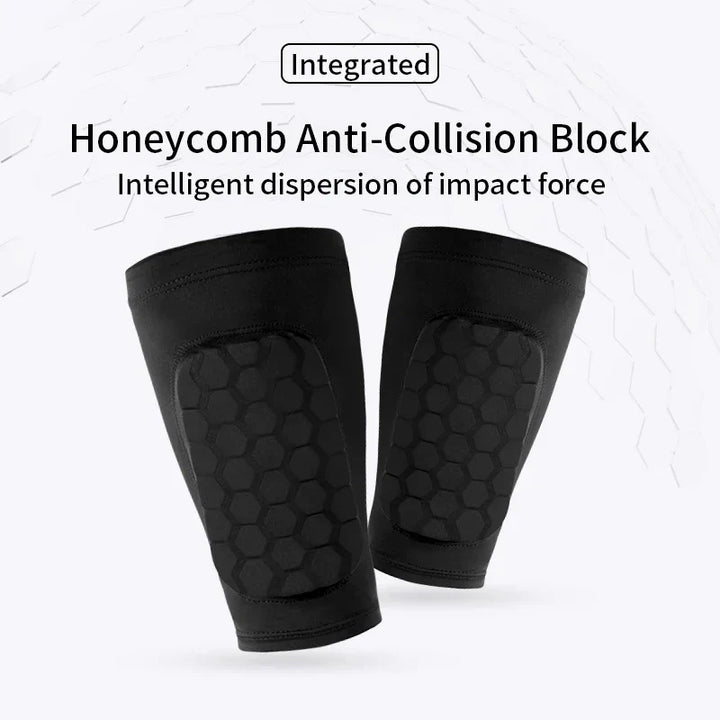 Football Shin Guard Sleeve Covers - Lightweight Elastic Protective Leg Sleeves for Men Women and Teens