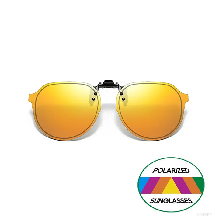 Clip-On Sunglasses Polarized UV400 Flip Up Clip Night Vision Clip Universal Goggles For Driving And Fishing Summer 2026