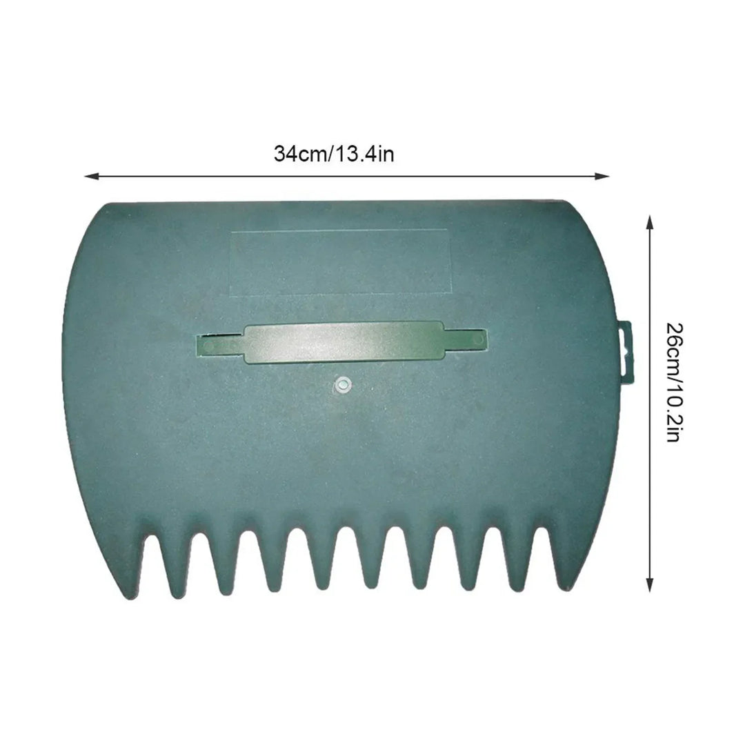 Oversized Plastic Leaf Rakes - Garden Tools for Easy Yard Cleanup &amp; Waste Collection