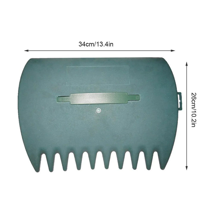 Oversized Plastic Leaf Rakes - Garden Tools for Easy Yard Cleanup &amp; Waste Collection