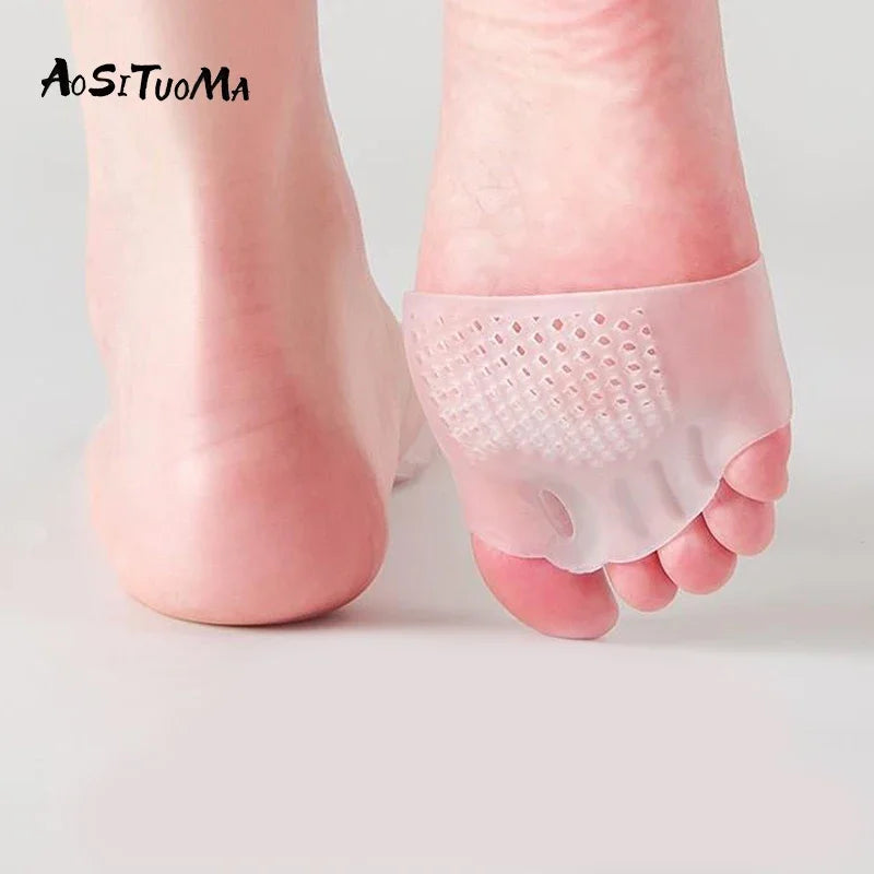 Silicone Front Foot Pads 2-Pack – Bunion Relief &amp; Forefoot Cushion, Foot Support Home Use 2026