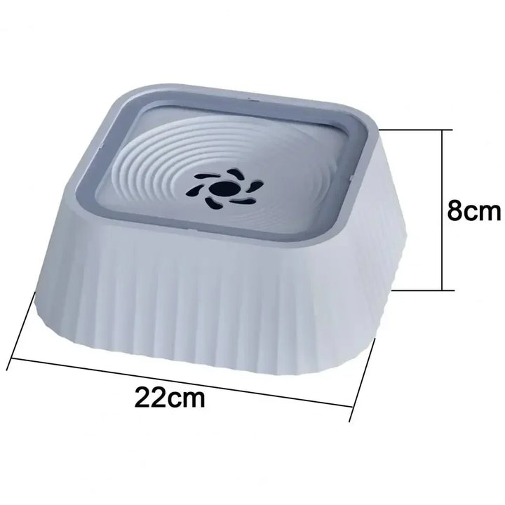 Pet Water Fountain with Floating Plates No Spill Bowl for Dogs