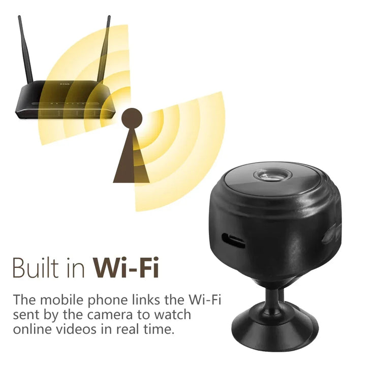 A9 WiFi Mini Camera Wireless Video Recorder for Infants and Pets
