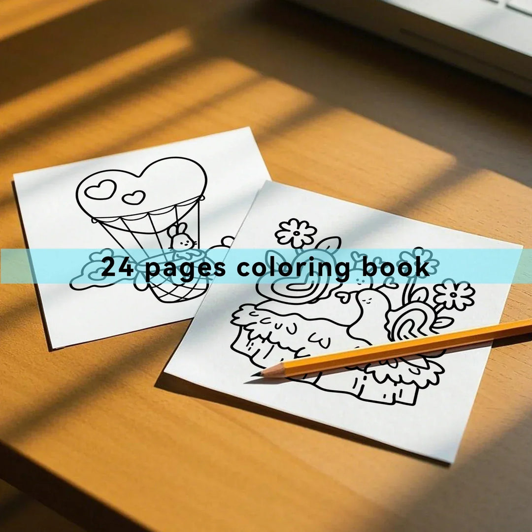 colouring Book Adult Doodles Cozy Hearts Theme Fall 2025 Stress Relief Gift Idea