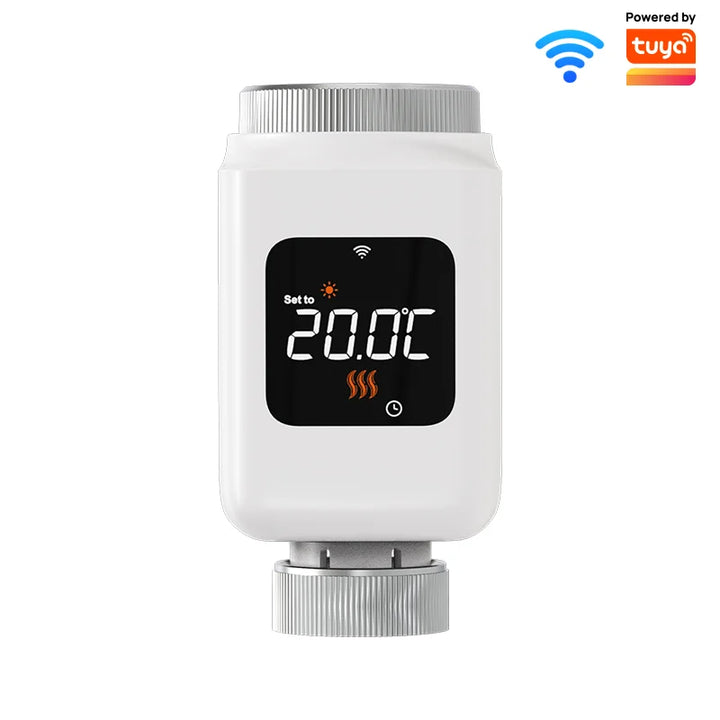 Smart WiFi Thermostatic Radiator Valve – App Control and Voice Assist, Alexa and Google Home 4-Pack Fall 2025