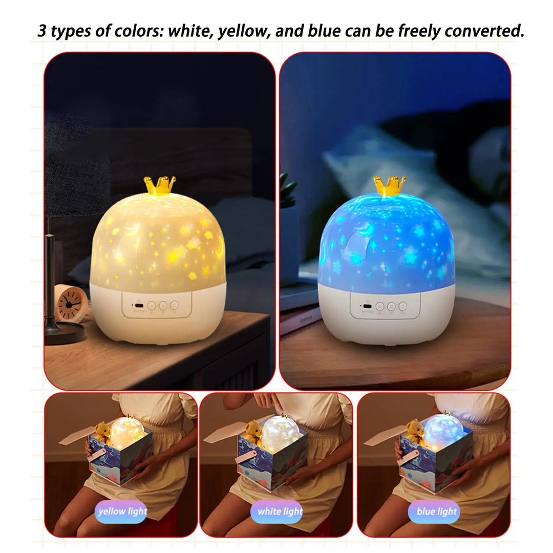 Projector Night Light 360 Degree Rotating Starry Galaxy With 15 Slides Kids Birthday Gift Soothing Bedroom Decor 2026