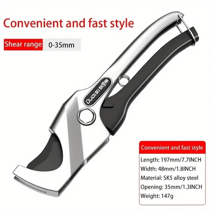 Water-Resistant PVC Pipe Cutter Tool - Multi-Purpose Garden Tool for Plastic &amp; Rubber Tubing
