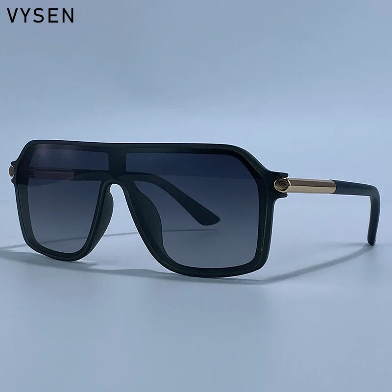 Sunglasses Shield OnePiece Steampunk Oversized Metal Frame Sports Sunglasses Fall 2026 Trend Premium Build
