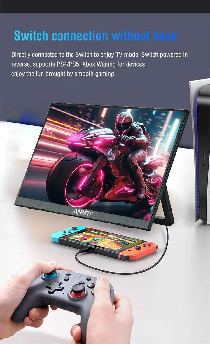 16 Inch Portable Touch Monitor 1920x1200 HDR10 Low Blue