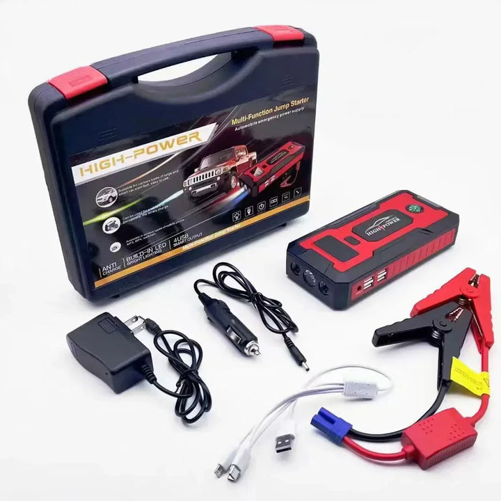 Car Jump Starter With Pump Portable 12V Emergency Power Bank Kit 99800mAh Fall 2025 Gift