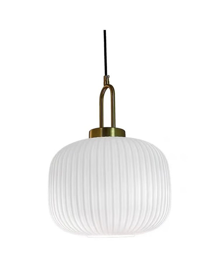 Japandi Glass Pendant Light Japanese Nordic Hanging Lamp Warm