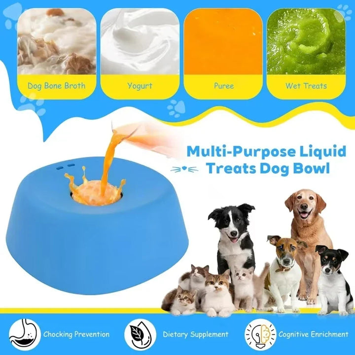 Anti-Slip Slow Feeder Dog Bowl – Ball-Shaped Lick Mat Anti-Choke Design, Pet Feeding Gift 2026