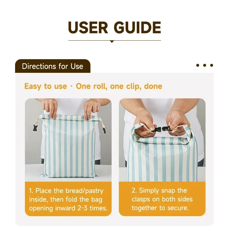 Beeswax Bread Bags 2-Pack Oxford Cloth – Eco-Friendly Reusable Food Storage Fermentation Bags 2026