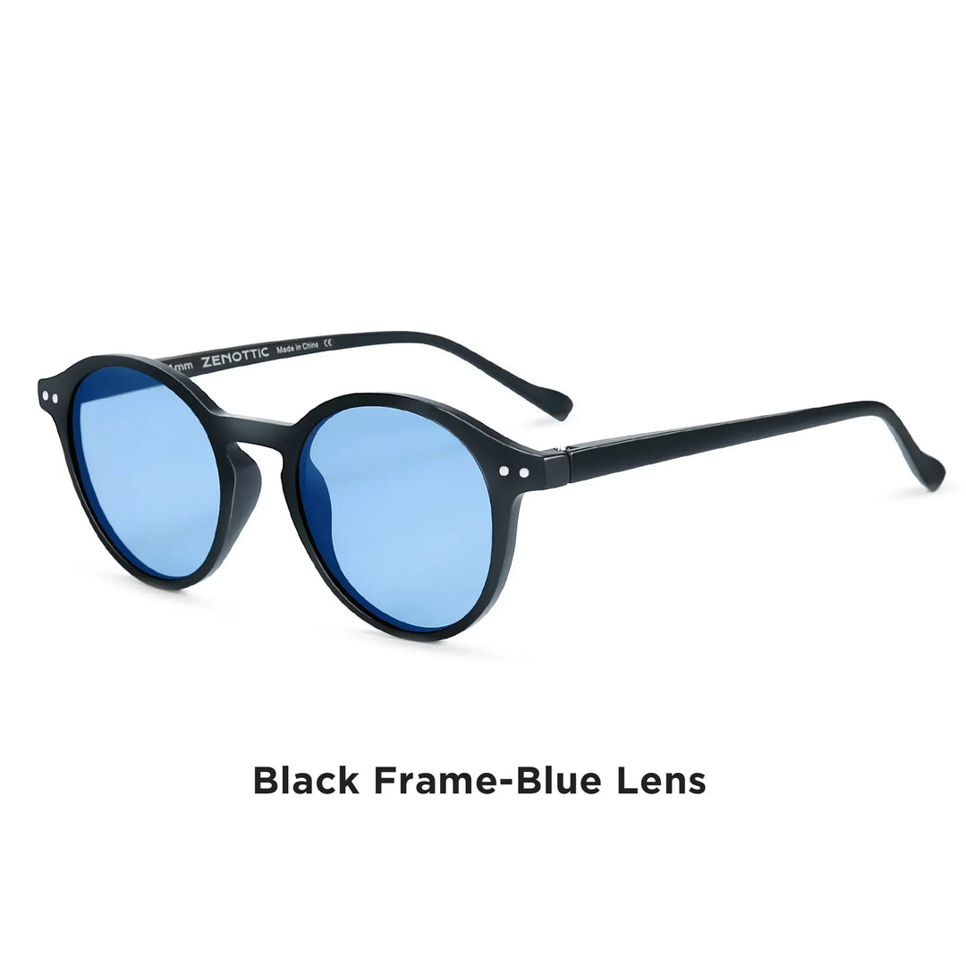 Polarized Sunglasses Round Retro Unisex Eyewear Summer 2026 Trend UV400 Protection