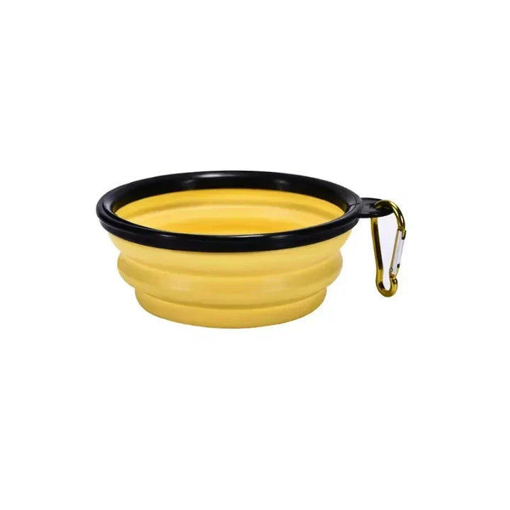 350ml Pet Folding Bowl - Portable Dog &amp; Cat Food Water Bowl