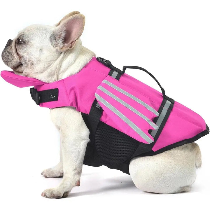 Dog Life Jacket with Chin Float &amp; Rescue Handle – Reflective Adjustable Oxford Swimming Vest All Sizes 2026