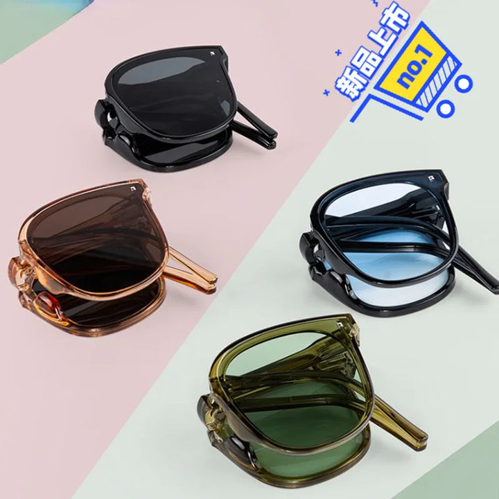 Folding Sunglasses Portable Sun Protection UV Blocking Eyewear Travel Fashion Accessory Summer 2026