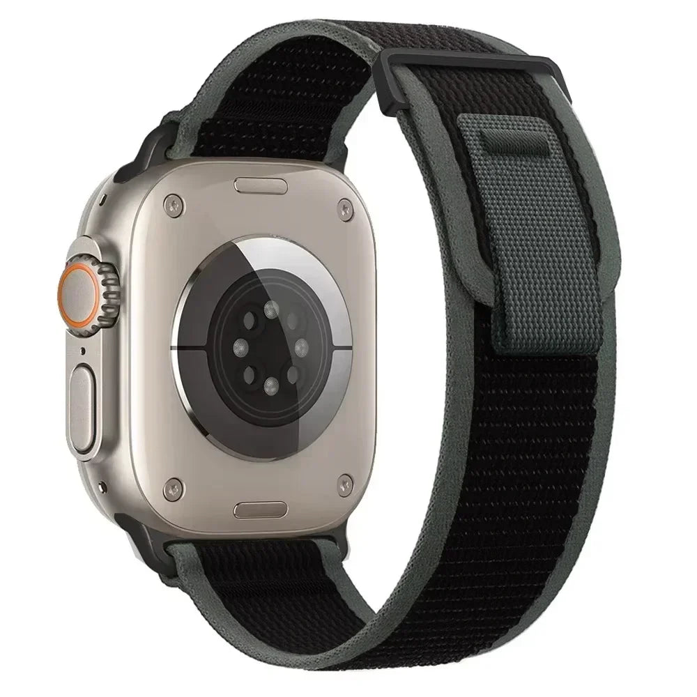 Nylon Trail Loop Apple Watch Band - Breathable Sport Strap for Ultra 3 2, Series 11 10 9 8 7 41-49mm