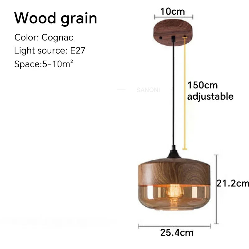 Pendant Light Glass Chandelier E27 For Dining Room Cafe Hotel Living Room Kitchen Island Modern Farmhouse Fall 2026
