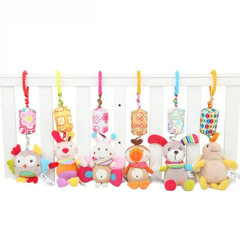 Baby Rattle Hanging Plush Toy Newborn Sensory Toys Gift