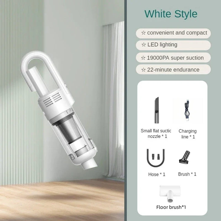 Powerful Wireless Handheld Vacuum Cleaner - Suction for Household Cleaning &amp; Car Use