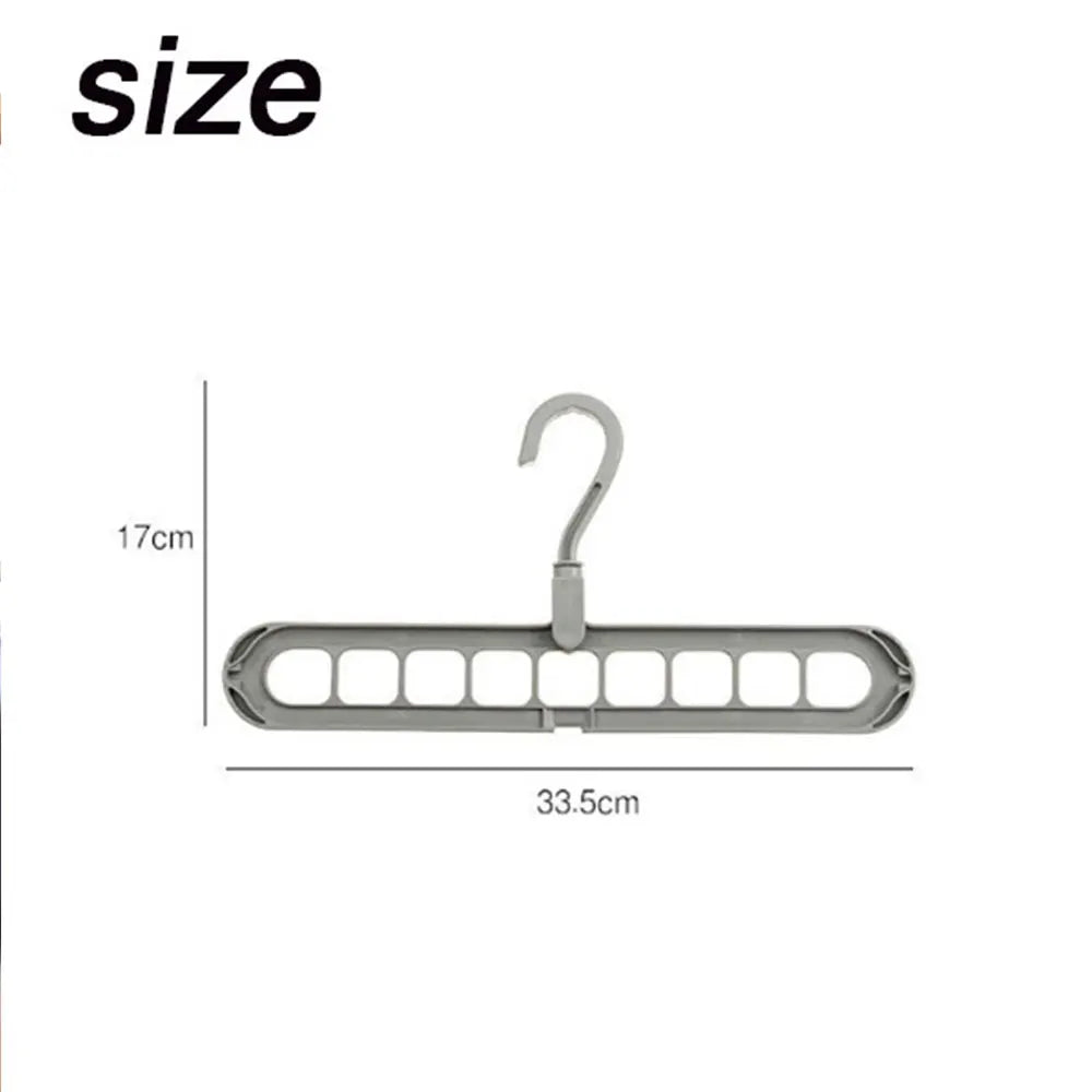 Multi-Function 360 Rotating Hanger - Home Organizers for Clothes, Scarves &amp; Shawls